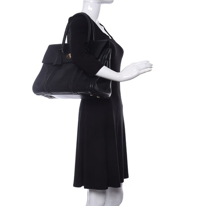 Mulberry Smooth Calfskin Braided Bayswater Black 2 of 14