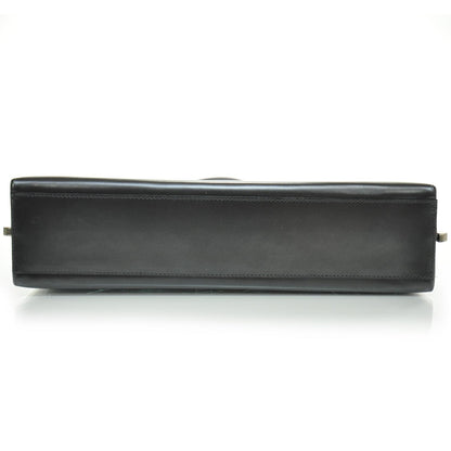 FASHIONPHILE SALVATOREFERRAGAMOSmoothCalfskinBoxShoulderBagAnthracite 4 of 7