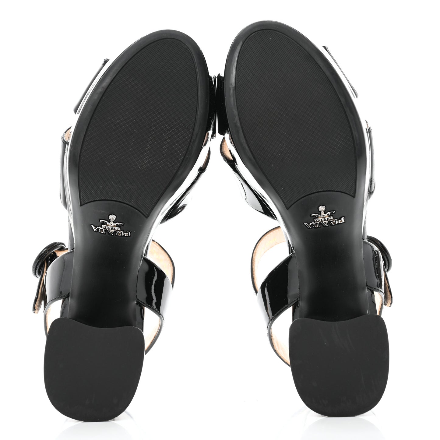 Vernice Crisscross Platform 20/65mm Sandals 35 Black