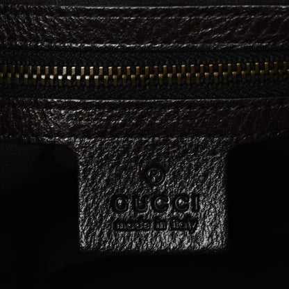Gucci Guccissima Medium Interlocking Icon Shoulder Bag Dark Brown 7 of 8