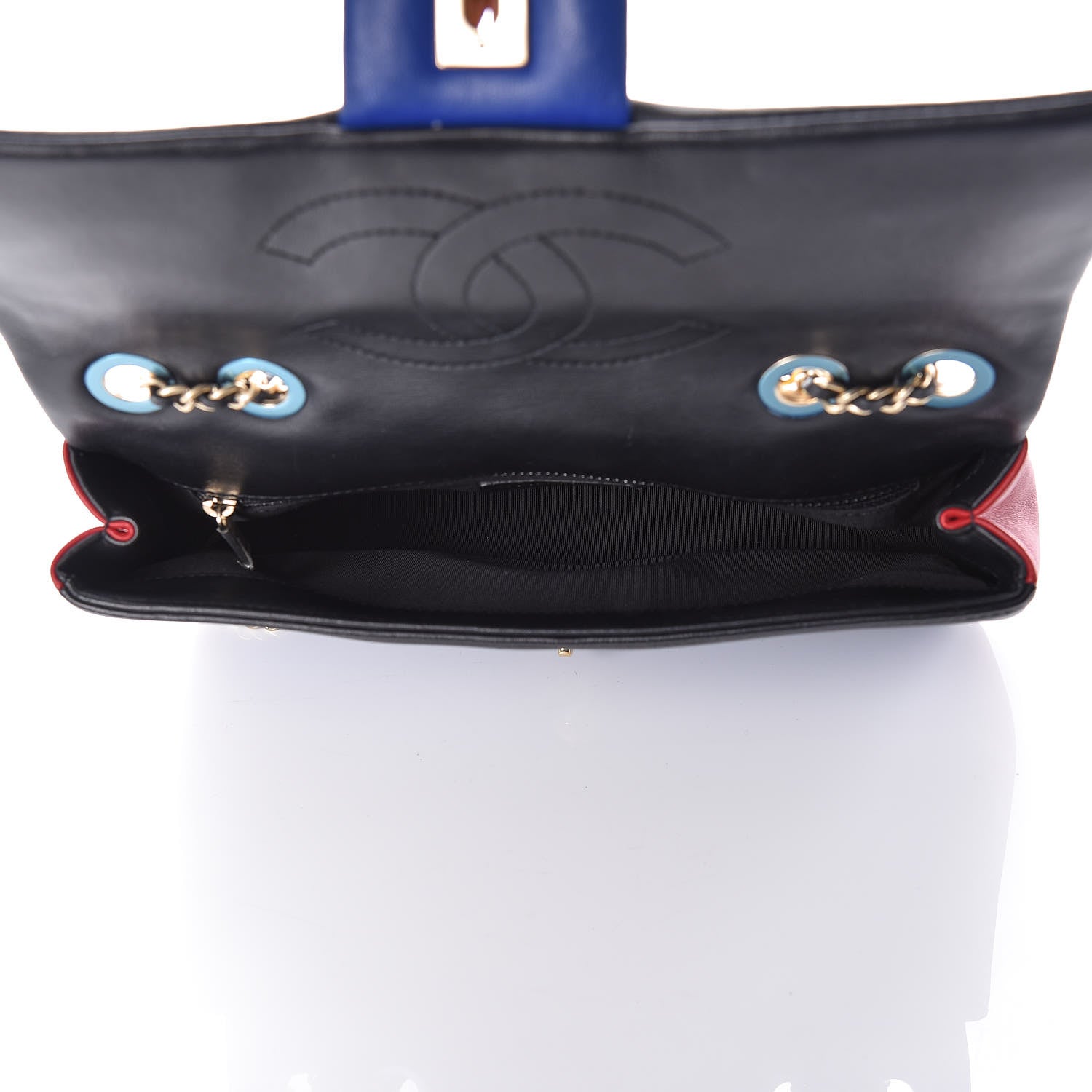 Chanel Lambskin Quilted Medium Graphic Flap Multicolor 6 of 15