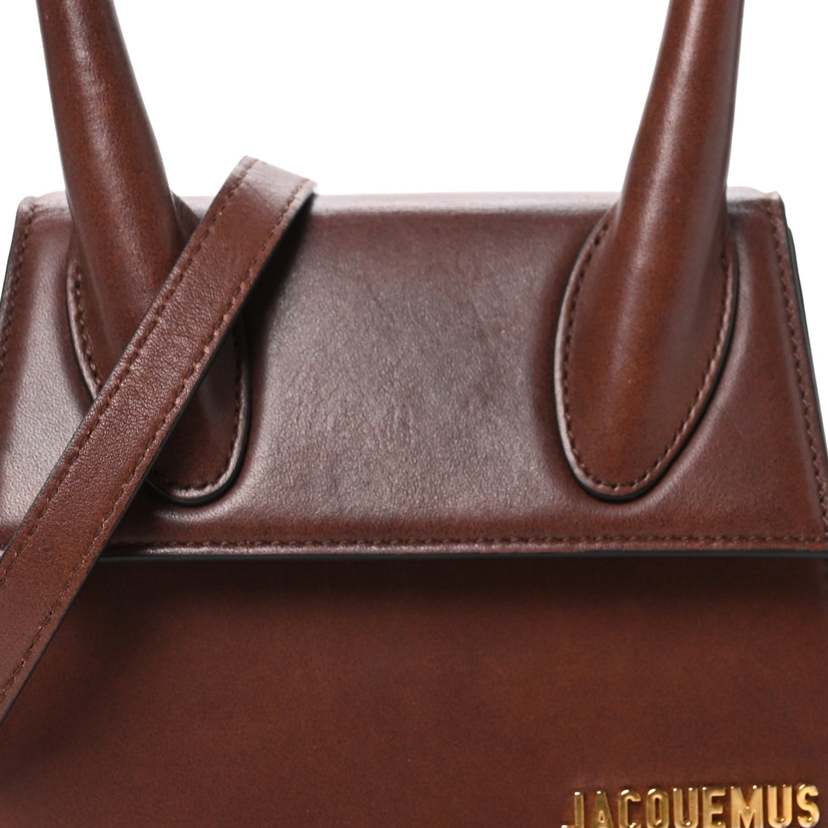 Smooth Calfskin Le Chiquito Moyen Dark Brown