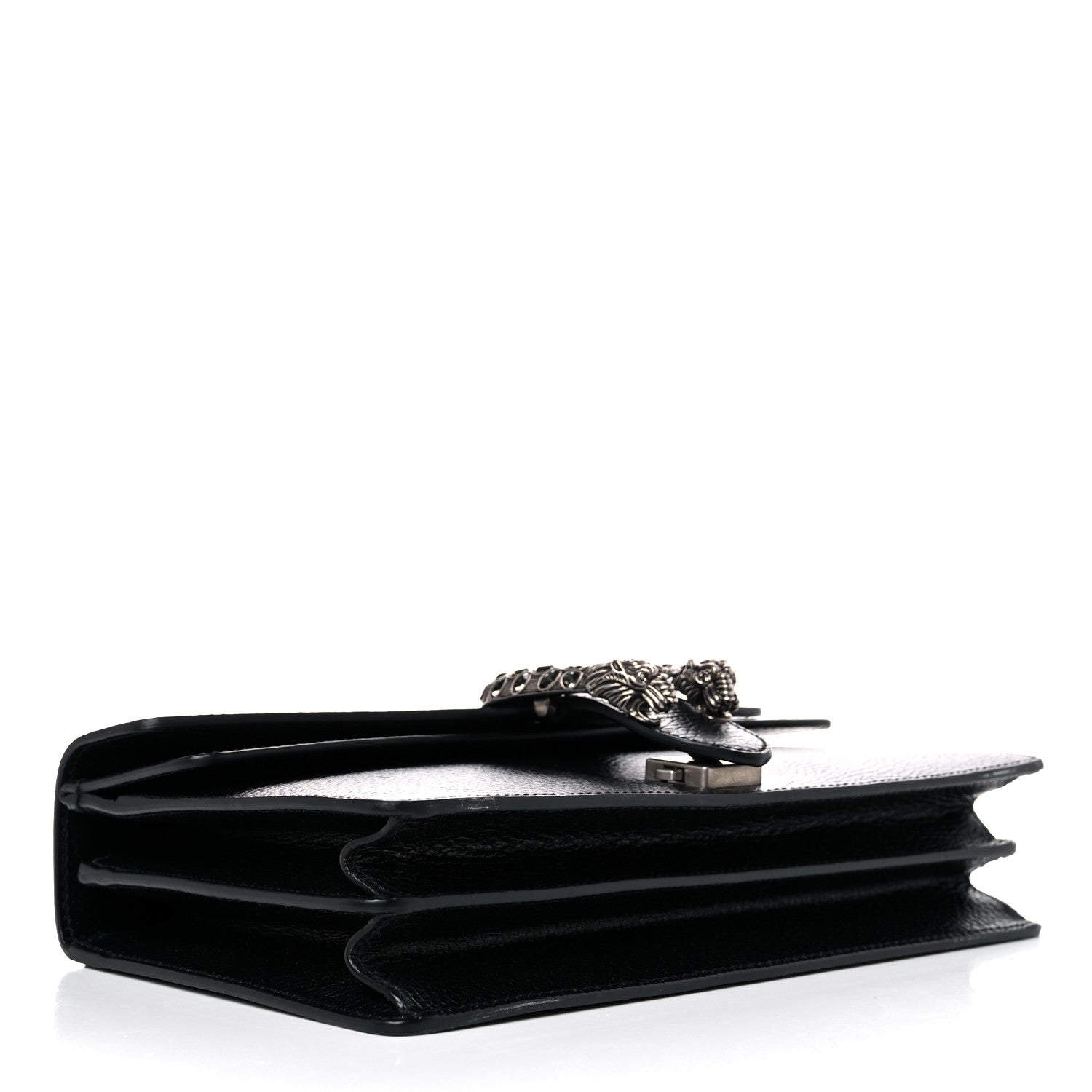 Gucci Pebbled Calfskin Small Dionysus Shoulder Bag Black 4 of 14