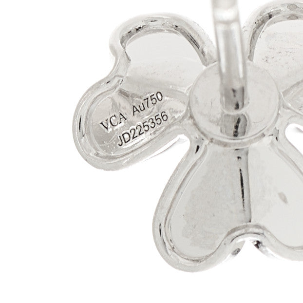 18K White Gold Diamond Mini Frivole Earrings