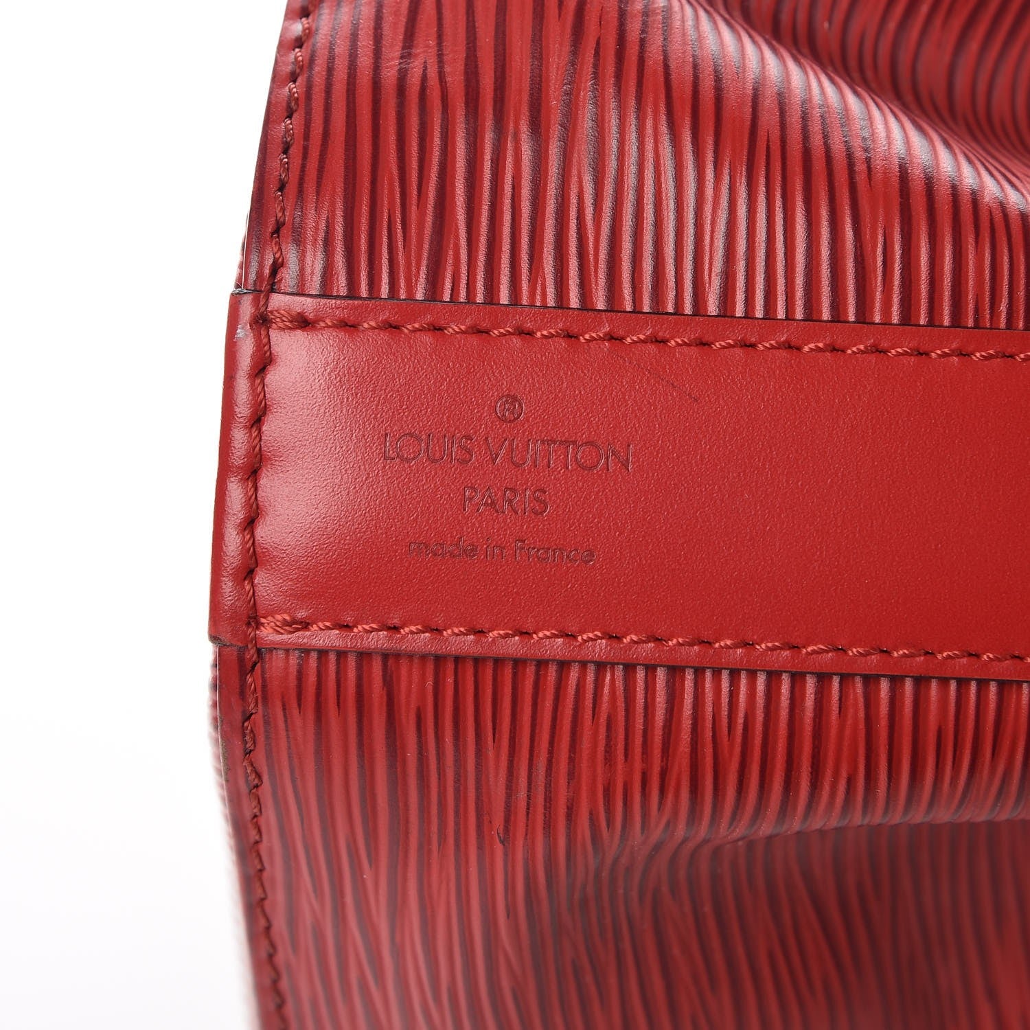 Louis Vuitton Epi Sac D'Epaule Castillan Red 6 of 12