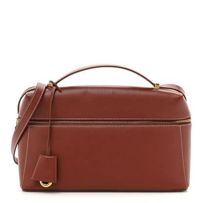 Loro Piana Saddle Calfskin Extra Bag L27 Deep Kummel 2 of 27