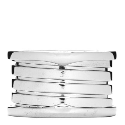 Bulgari 18K White Gold B.Zero1 Five-Band Ring 54 6.75 3 of 5