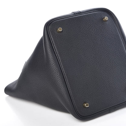 Hermes Taurillon Clemence Picotin Lock 22 MM Black 9 of 11