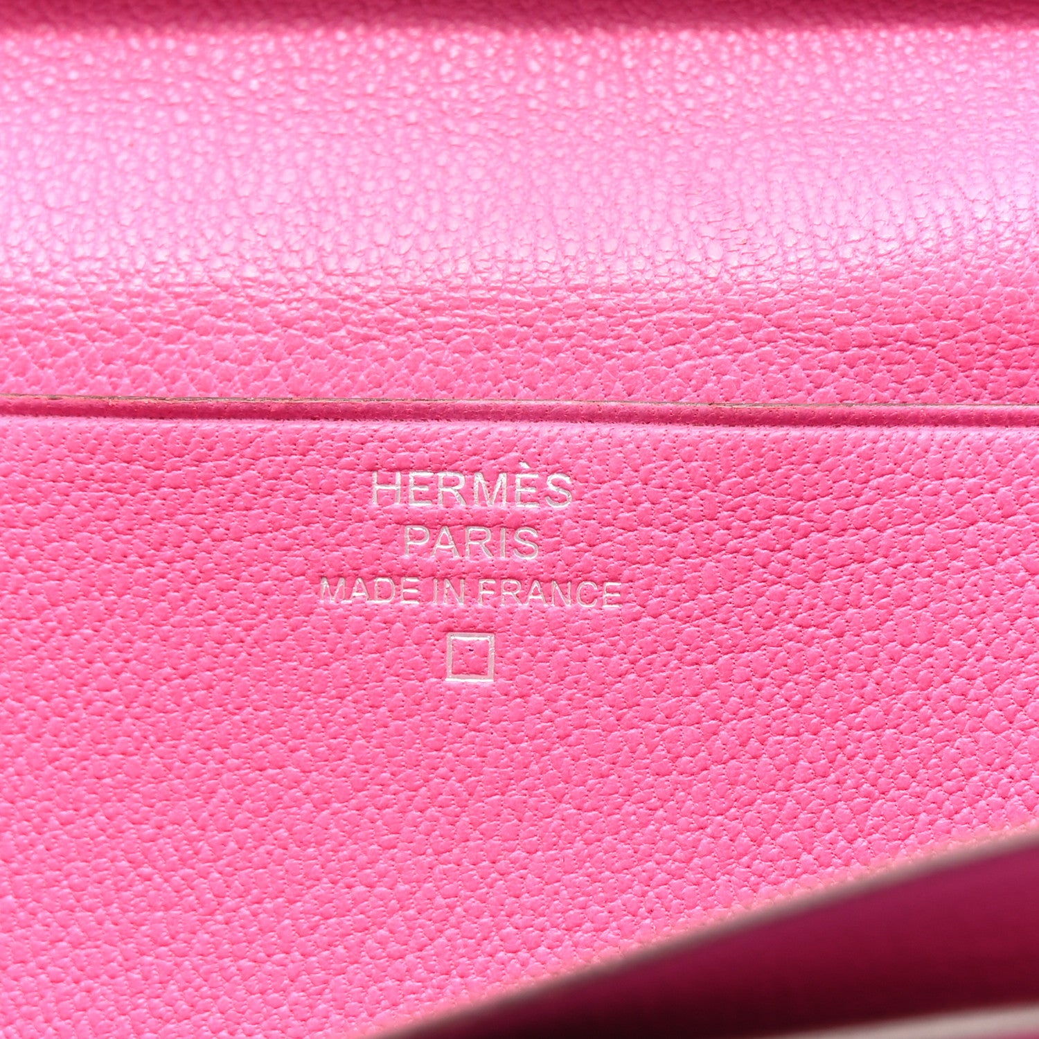 Hermes Shiny Alligator Bearn Wallet Rose Scheherazade 6 of 8