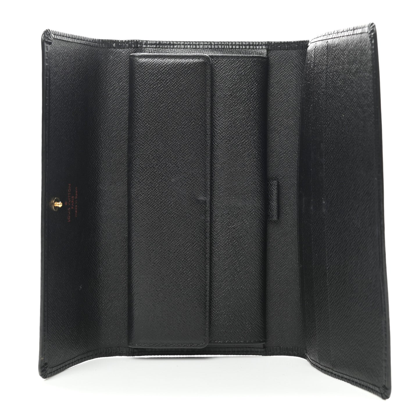 Epi Porte Tresor International Wallet Black