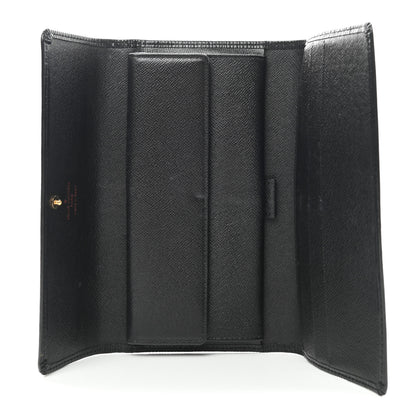 Louis Vuitton Epi Porte Tresor International Wallet Black 5 of 7