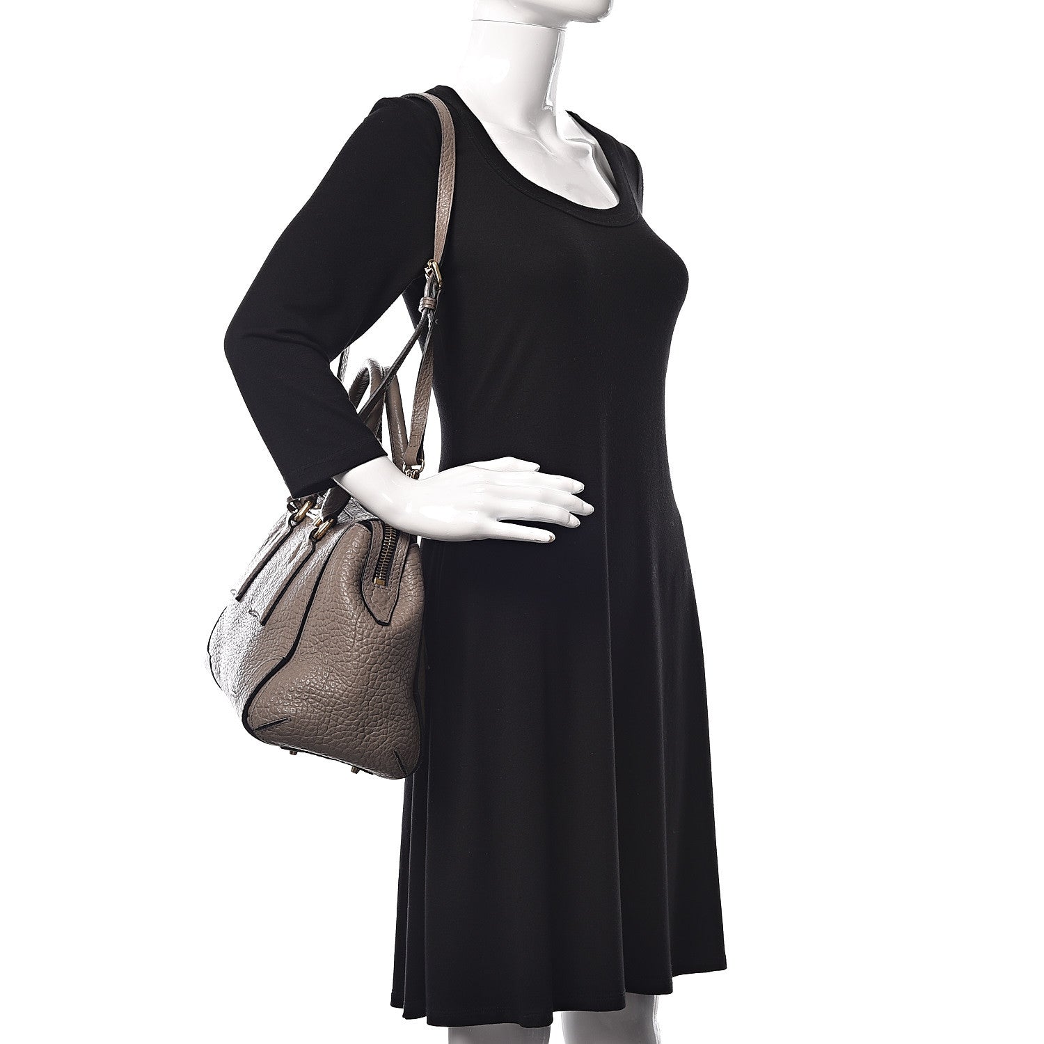 Burberry Heritage Grain Small Gladstone Pale Taupe 2 of 9
