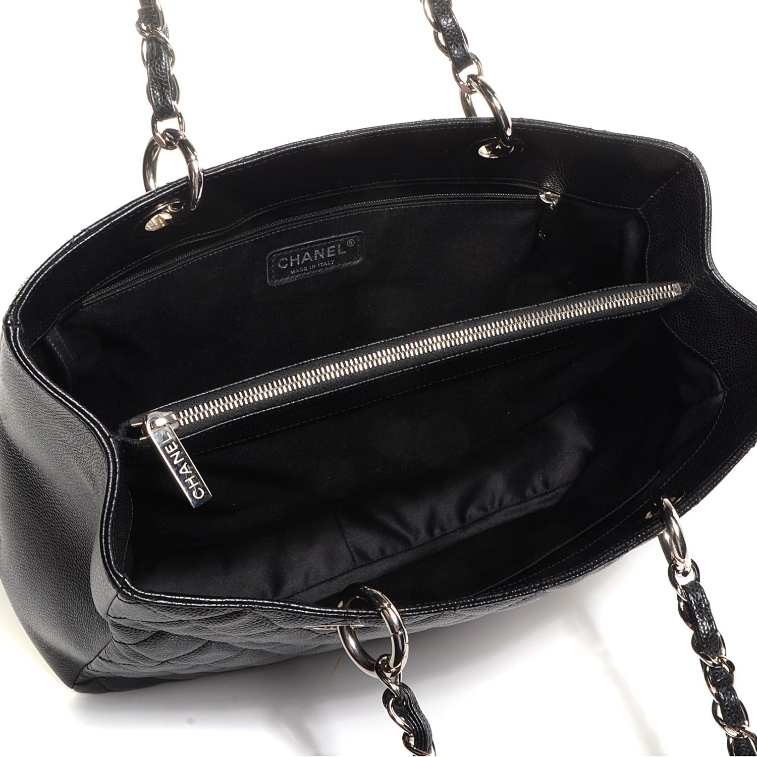 Chanel Caviar Quilted Grand Shopping Tote GST Black 5 of 7