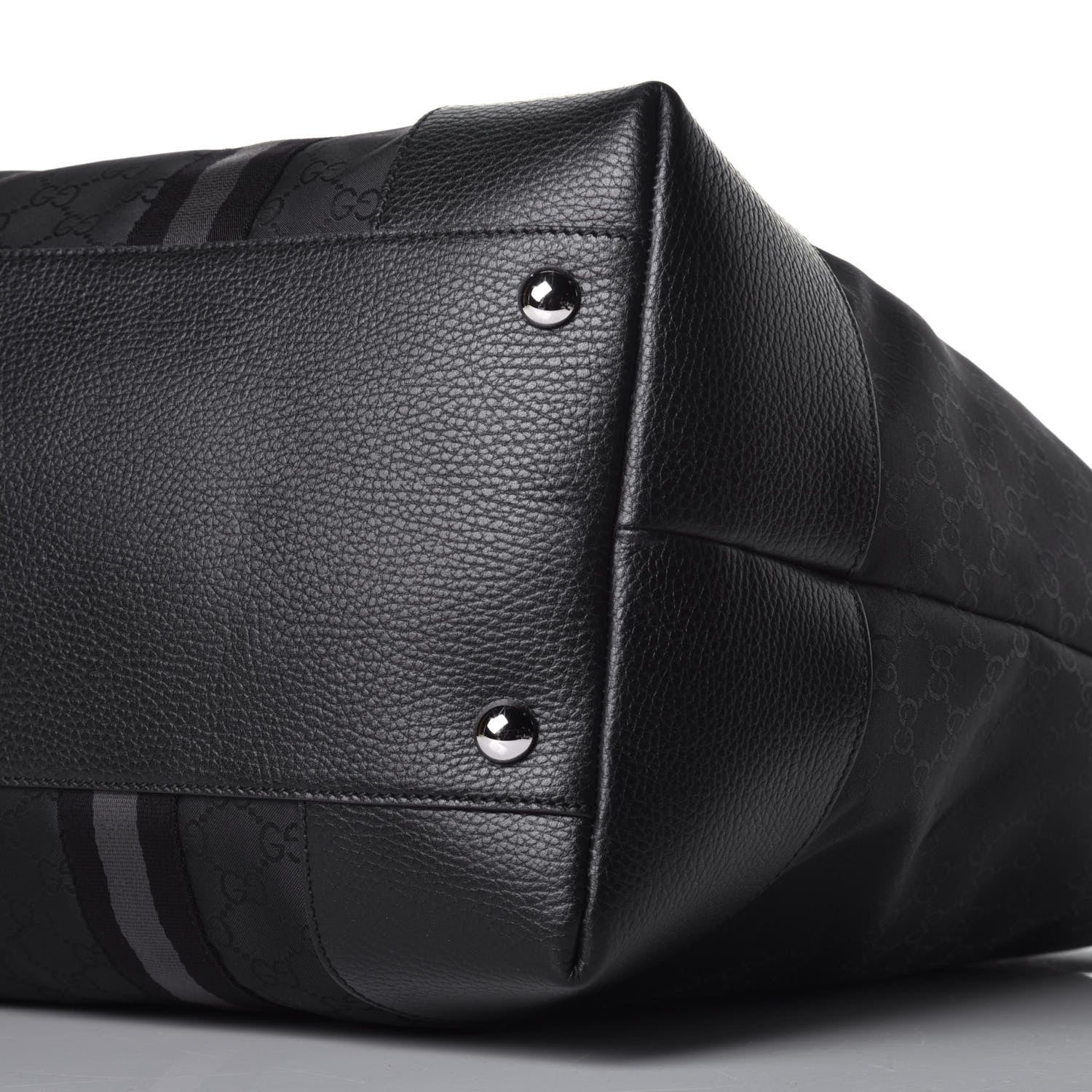 Gucci Nylon Monogram XL Duffle Bag Black 9 of 9