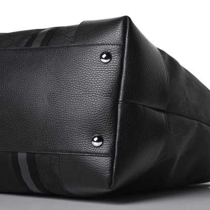 Gucci Nylon Monogram XL Duffle Bag Black 9 of 9