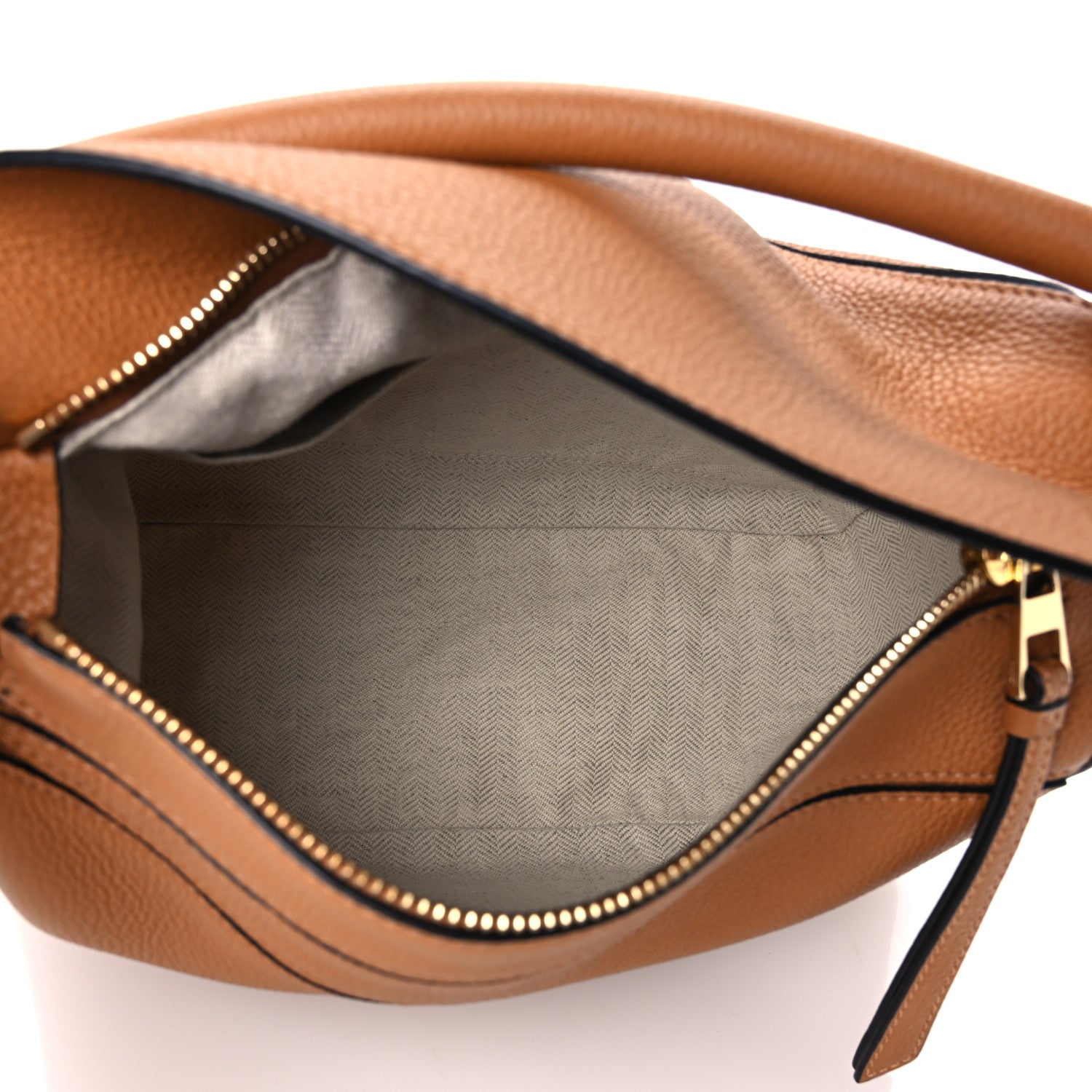 Loewe Grained Calfskin Small Puzzle Bag Tan 5 of 11