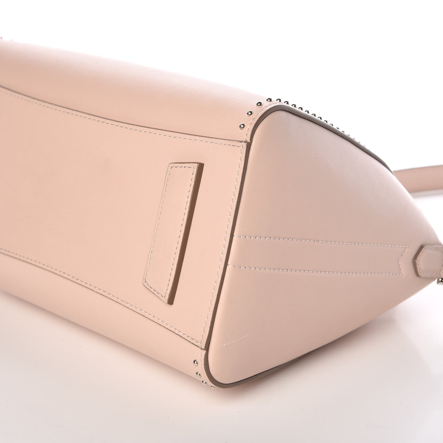 Calfskin Small Studded Antigona Beige Buff
