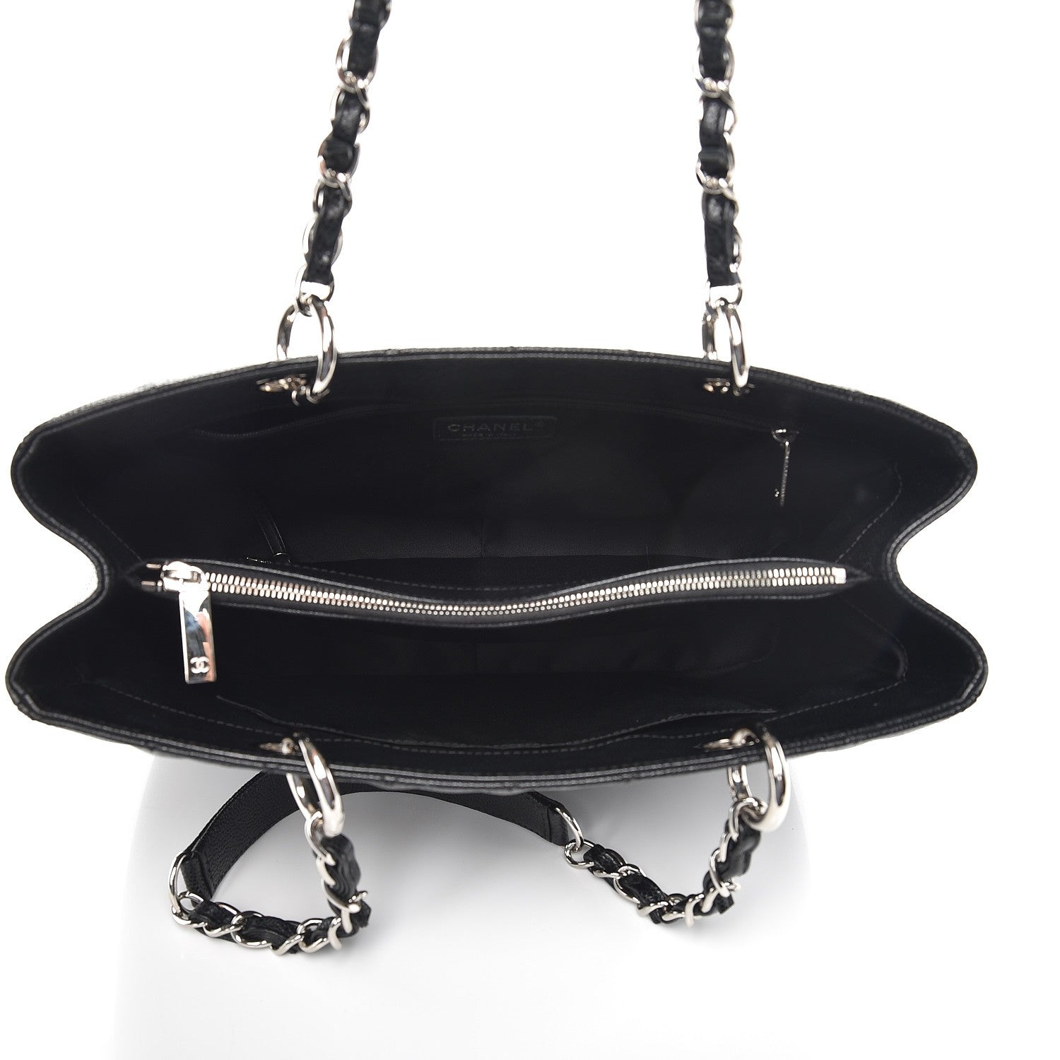 Chanel Caviar Quilted Grand Shopping Tote GST Black 5 of 8