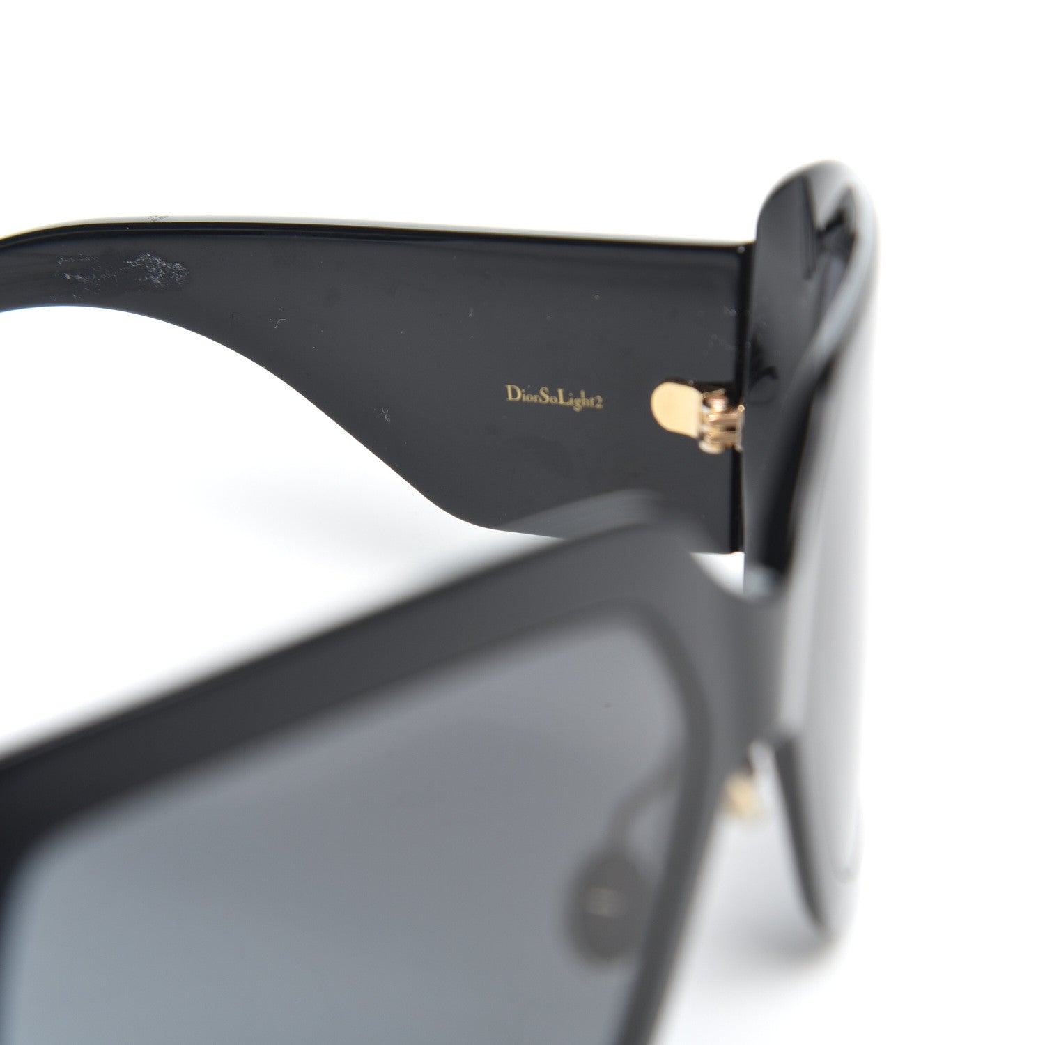 Christian Dior Acetate DiorSo Light 2 Shield Sunglasses Black 5 of 11