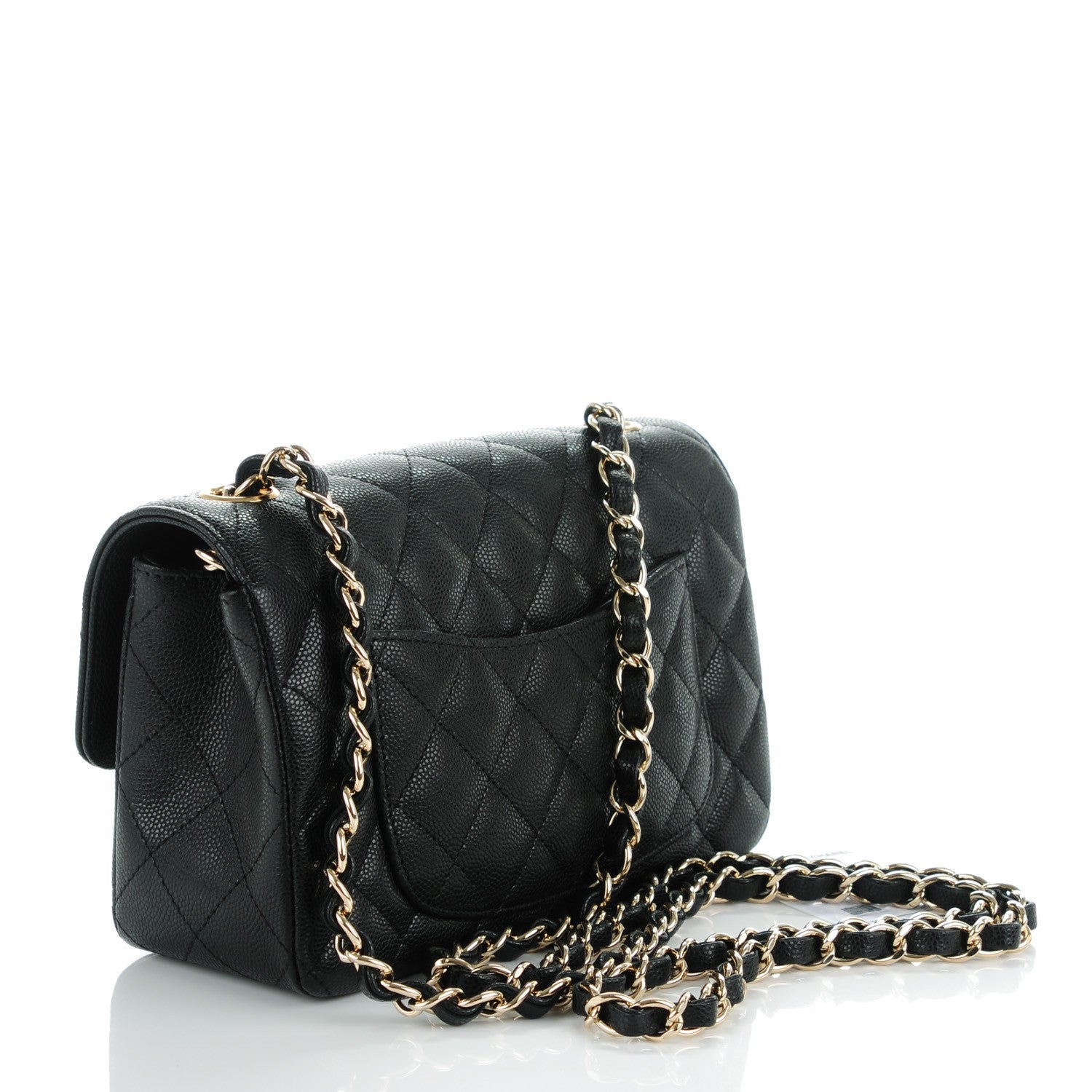 Chanel Caviar Quilted Mini Rectangular Flap Black 3 of 8