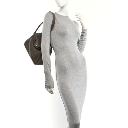 Hermes Taurillon Clemence Lindy 26 Etoupe 2 of 11