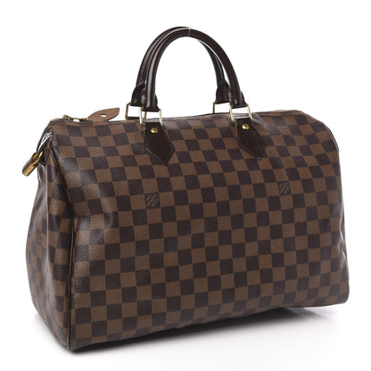 Louis Vuitton Damier Ebene Speedy 35 3 of 14