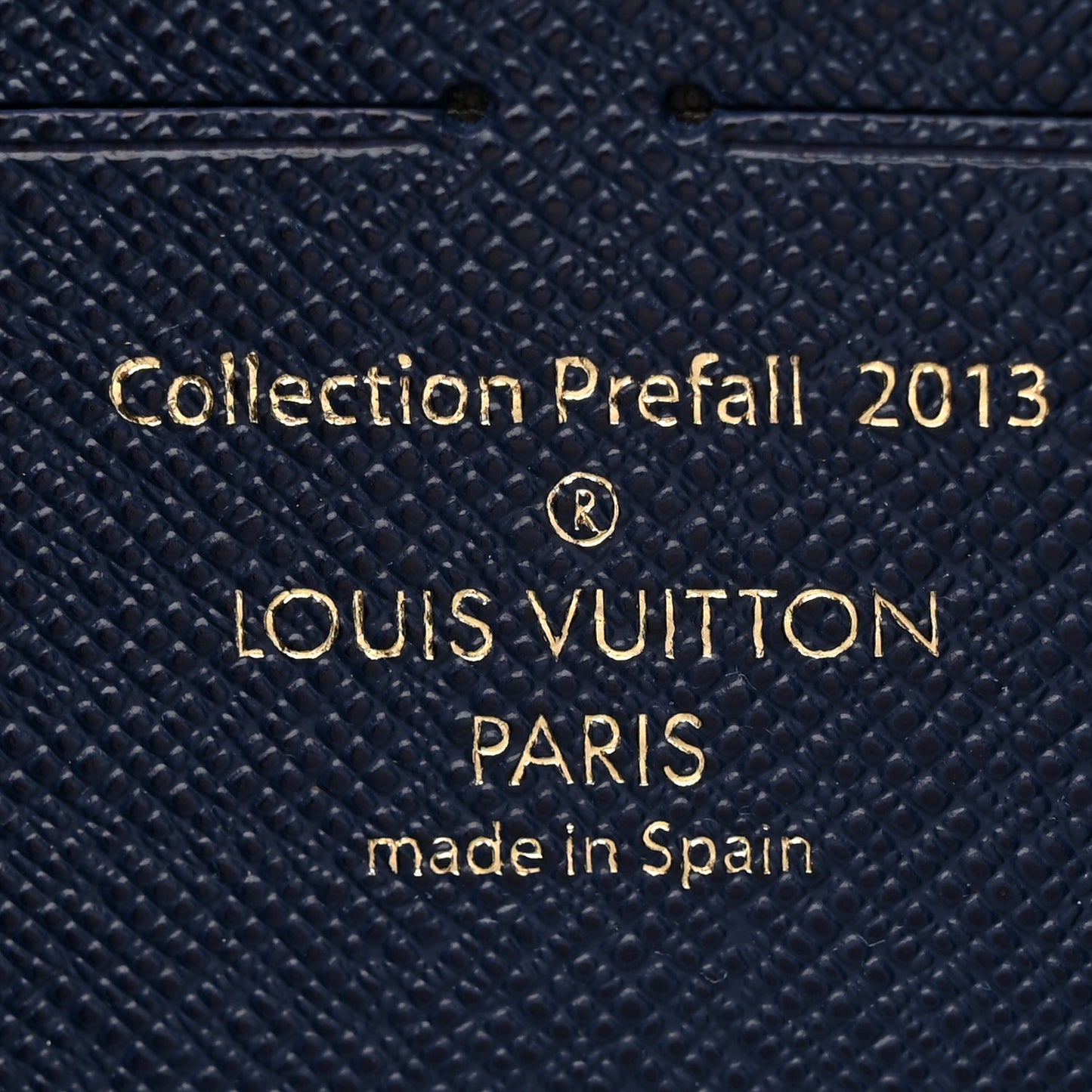 Damier Paillettes Zippy Wallet Blue