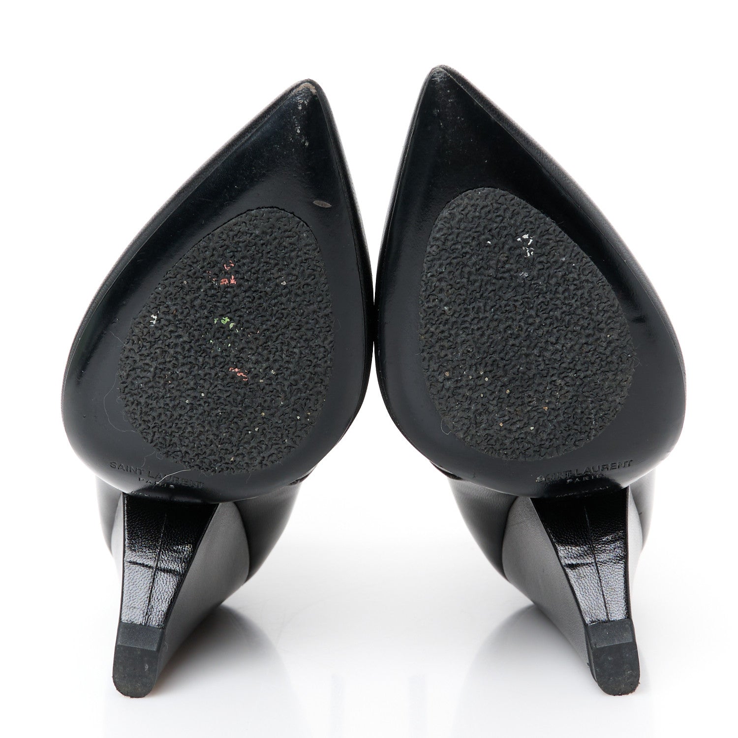 Saint Laurent Lambskin Niki 105 Pin Booties 36 Black 6 of 10
