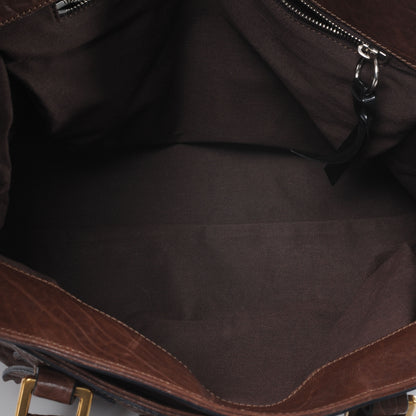 Chloe Leather Elvire Tote Moka 5 of 7