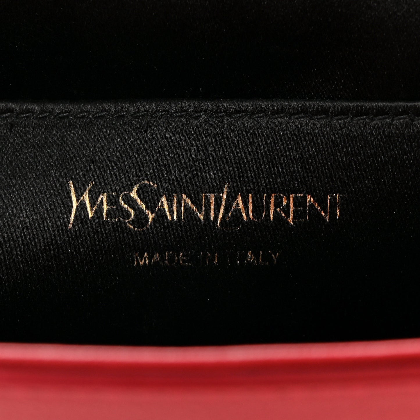 Calfskin Monogram Large Belle De Jour Clutch Red