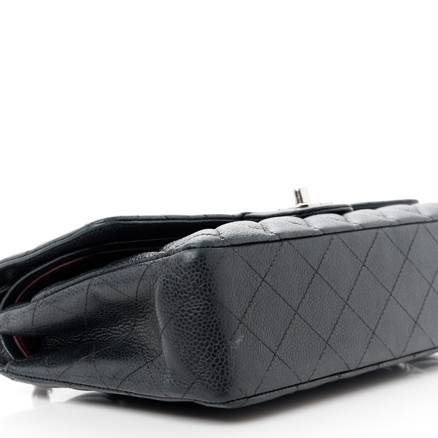 Chanel Caviar Quilted Medium Double Flap Black 10 of 12