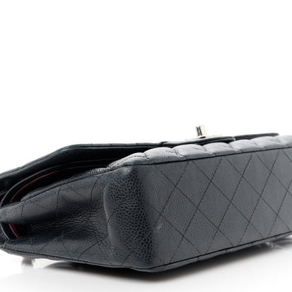 Chanel Caviar Quilted Medium Double Flap Black 10 of 12