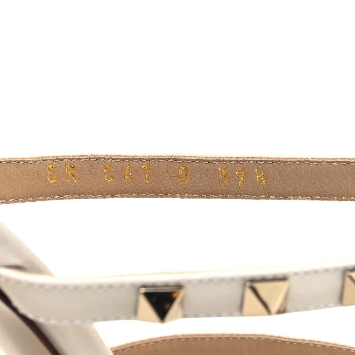 Valentino Garavani Calfskin Rockstud 60mm Caged Slide Sandals 39.5 Optic White 6 of 9