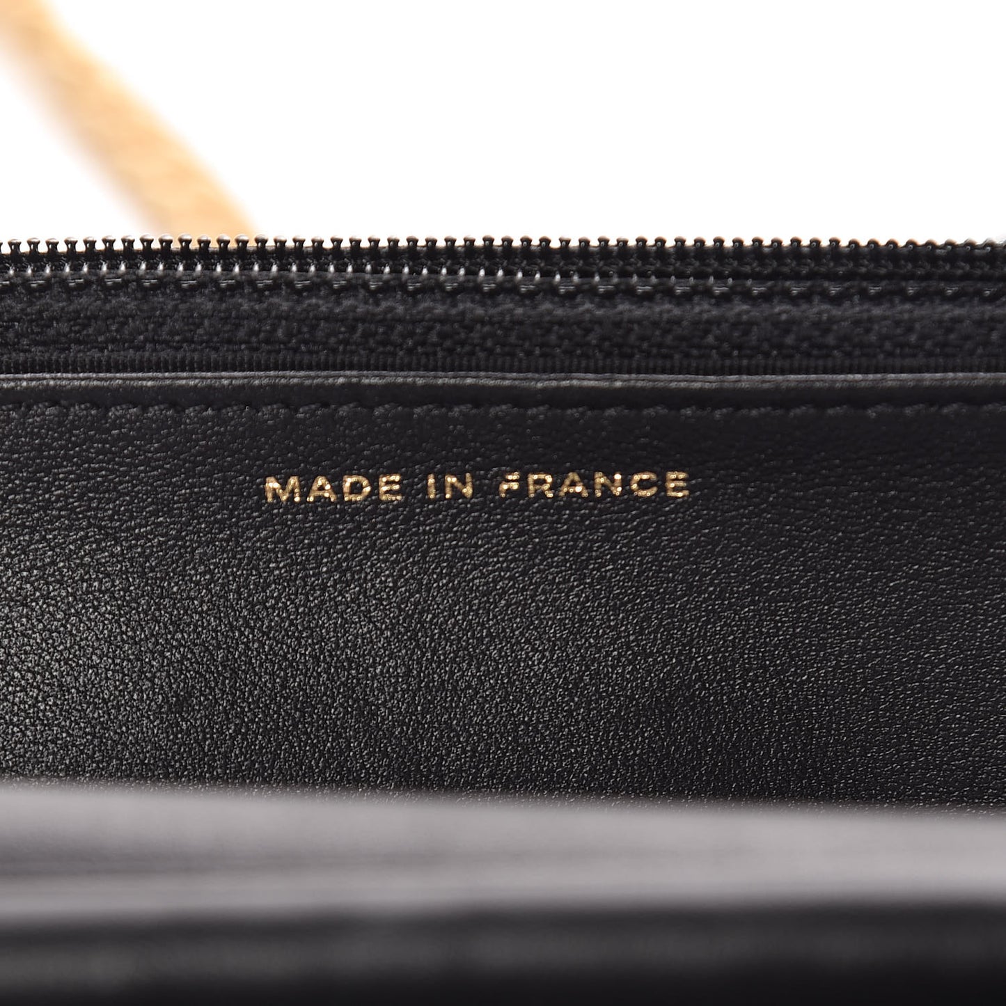 Caviar Quilted Boy Wallet On Chain WOC Black