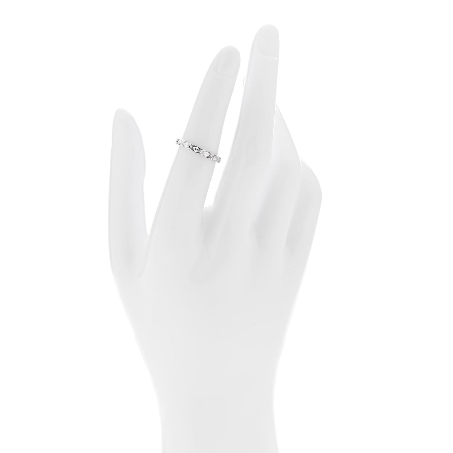 Platinum Diamond Mini Coco Crush Ring 51 5.75