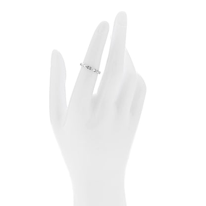 Chanel Platinum Diamond Mini Coco Crush Ring 51 5.75 2 of 6