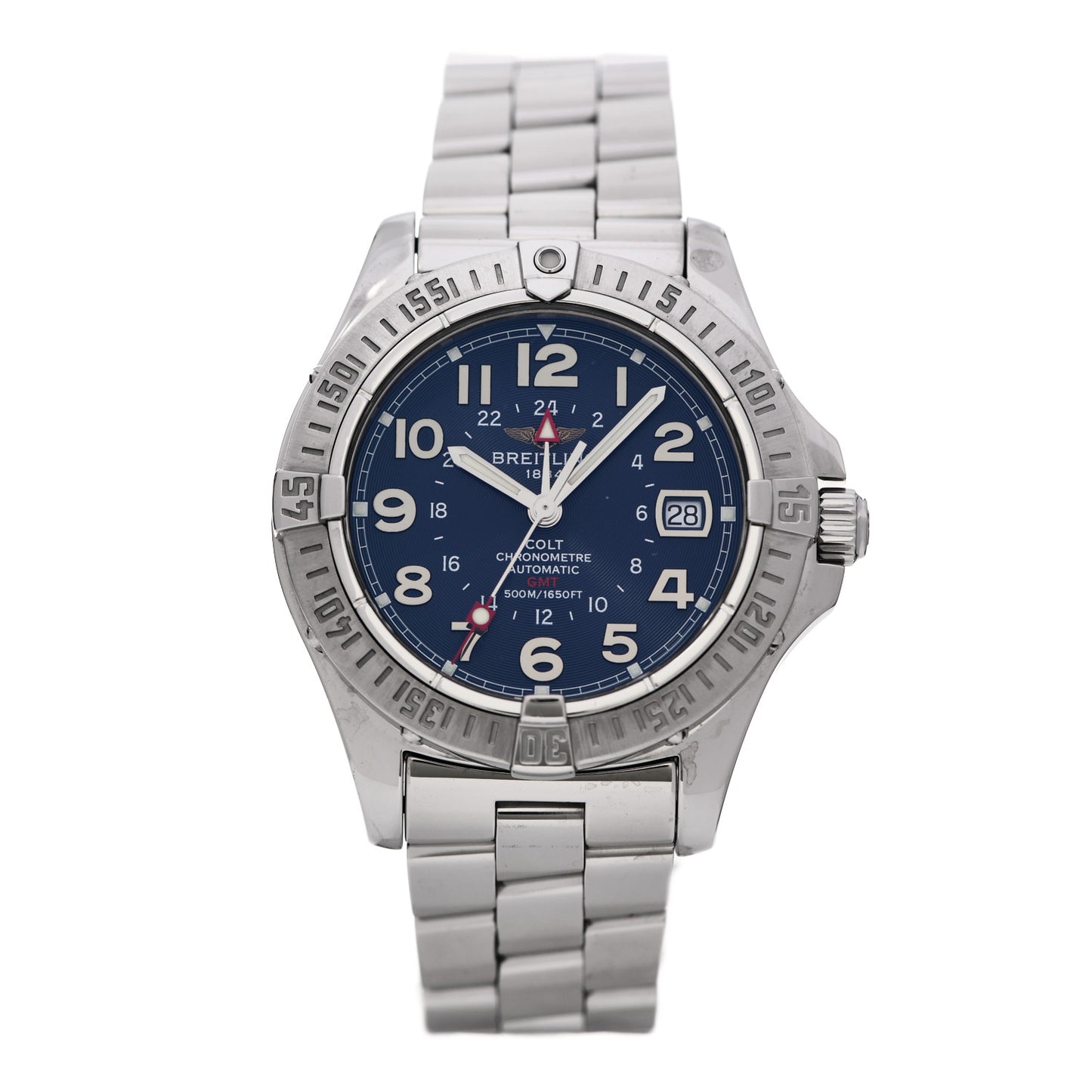 Stainless Steel 38mm Colt Chronometre Automatic Watch Blue A32350
