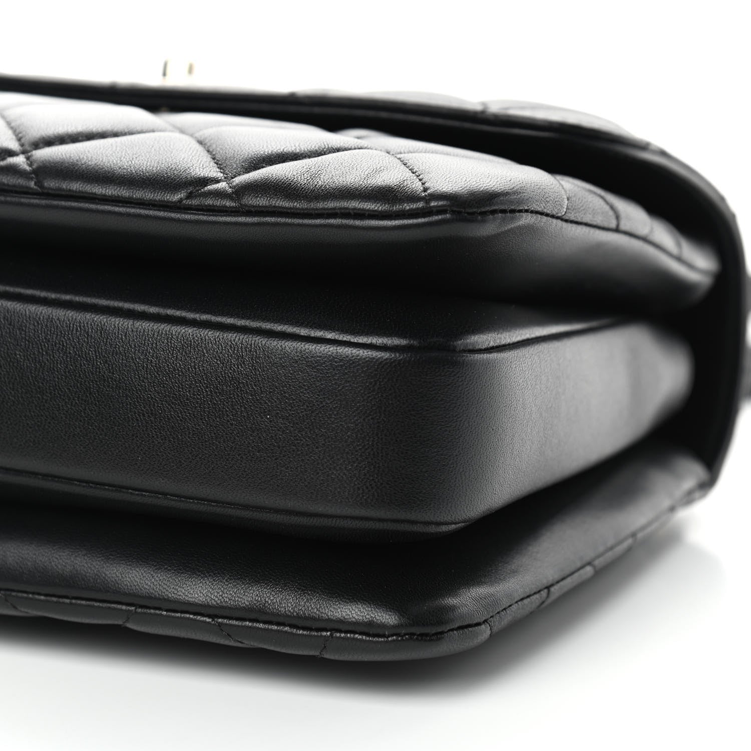 Chanel Lambskin Quilted Small Trendy CC Dual Handle Flap Bag Black 9 of 11
