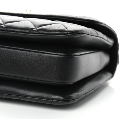 Chanel Lambskin Quilted Small Trendy CC Dual Handle Flap Bag Black 9 of 11