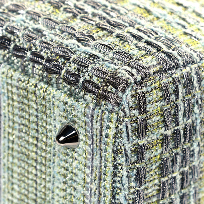 Christian Dior Tweed Medium Lady Dior Green Multicolor 9 of 12