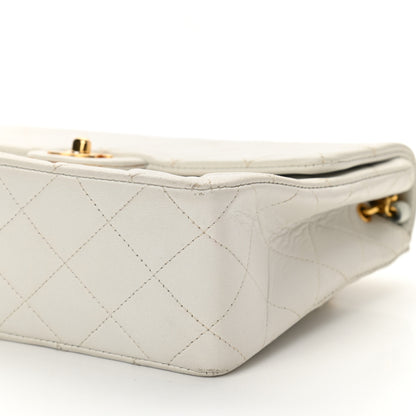 Chanel Lambskin Quilted Mini Square Flap White 9 of 9