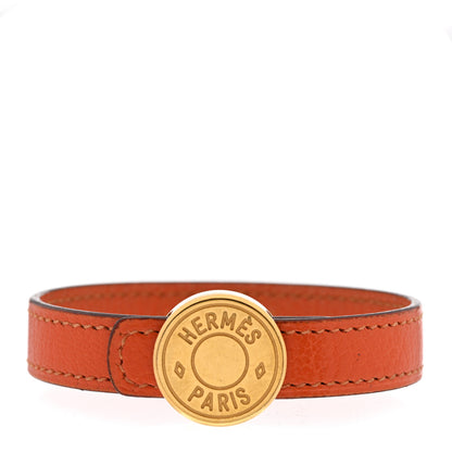 Hermes Chamonix Looping Interchangeable Bracelet Orange Black 1 of 10