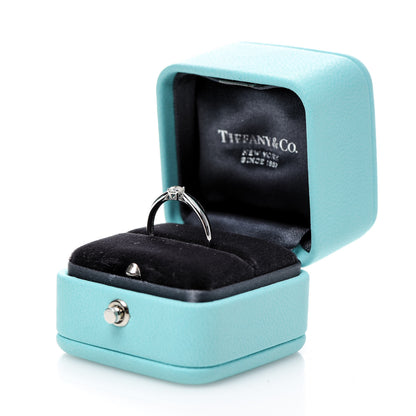 Tiffany Platinum Diamond .18ct Harmony Solitaire Engagement Ring 52 6 9 of 9
