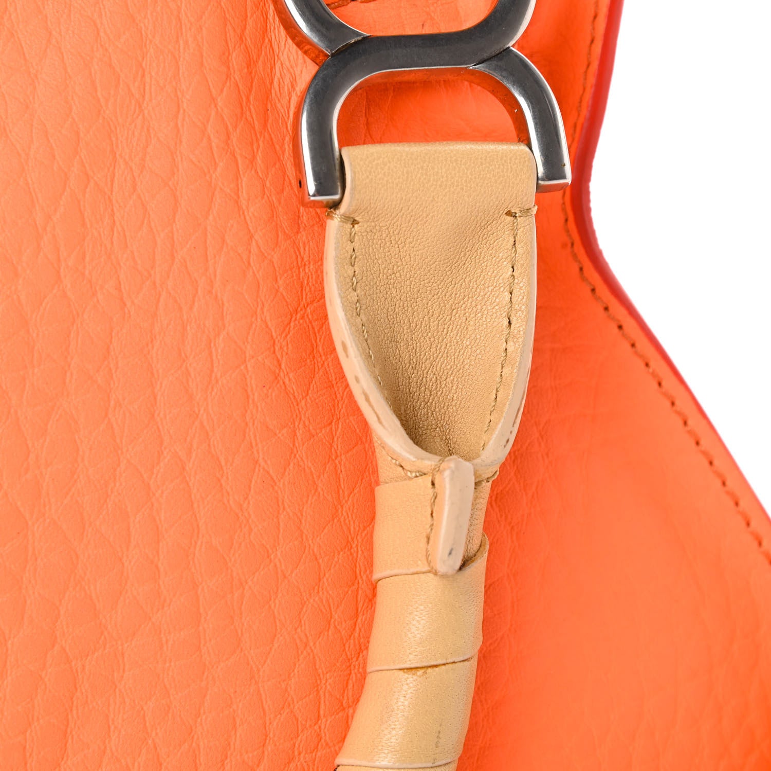Chloe Calfskin Medium Marcie Satchel Orange Fizz 17 of 18