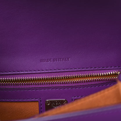 MCM Calfskin Patricia Crossbody Bag Purple 5 of 11
