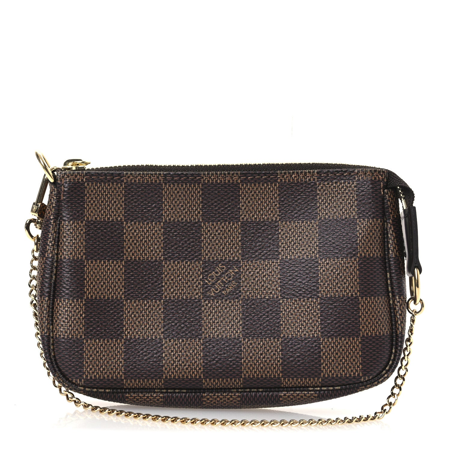 Louis Vuitton Damier Ebene Mini Pochette Accessories 1 of 11