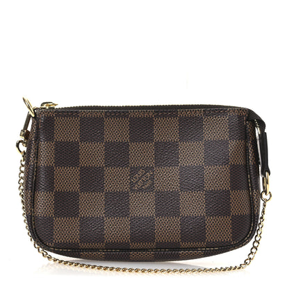 Louis Vuitton Damier Ebene Mini Pochette Accessories 1 of 11