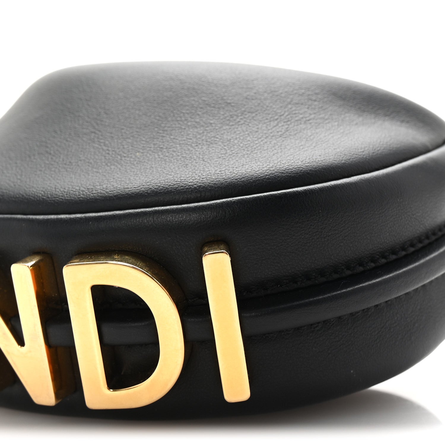 Fendi Vitello Grace Matte Nano Fendigraphy Hobo Charm Black 10 of 11