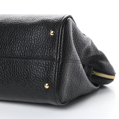 Fendi Pebbled Calfskin Large Chameleon Tote Black 10 of 10
