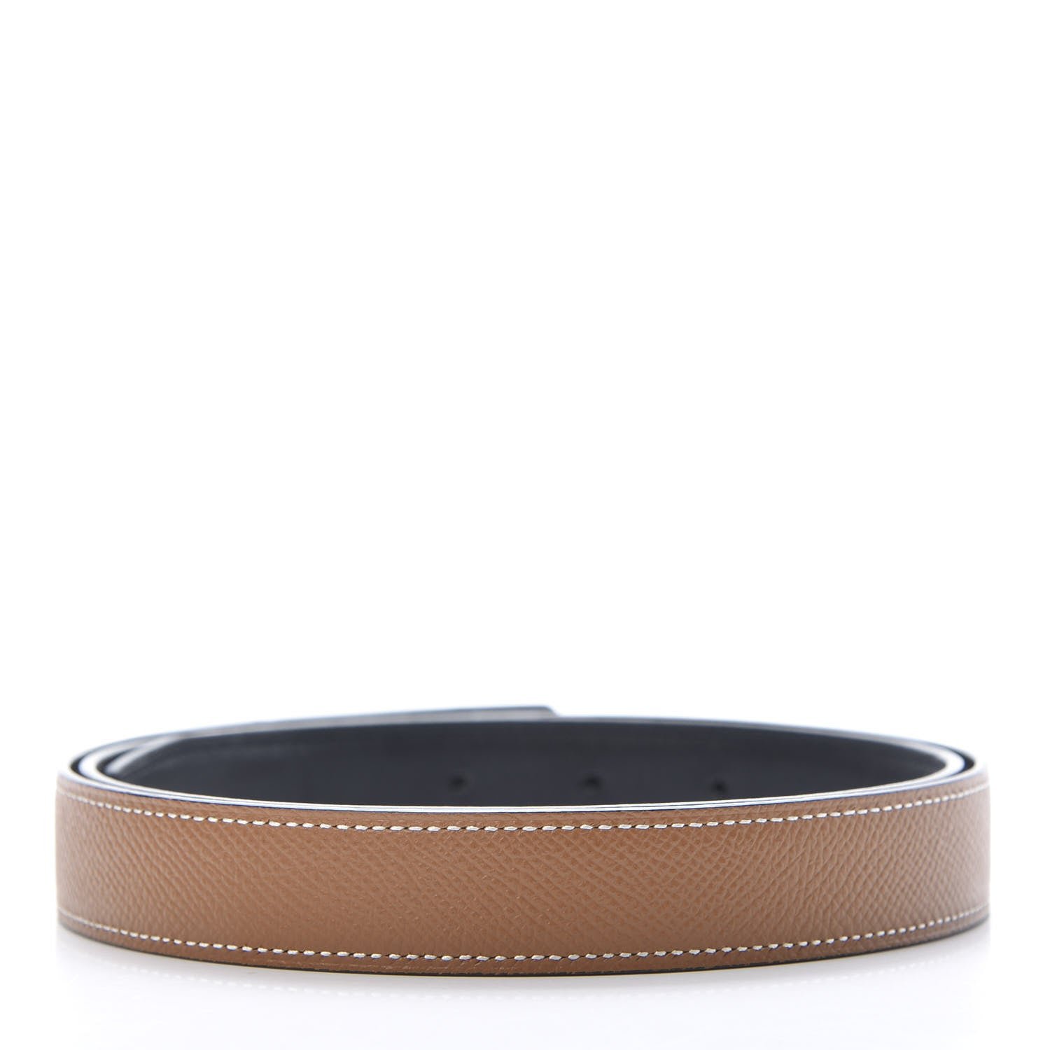 Hermes Swift Epsom 24mm Belt Strap 90 Black Gold 2 of 9